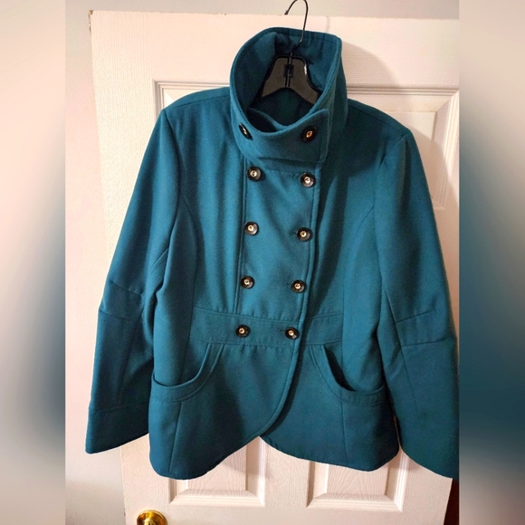 Women's George size Large Pea Coat - Picture 1 of 3